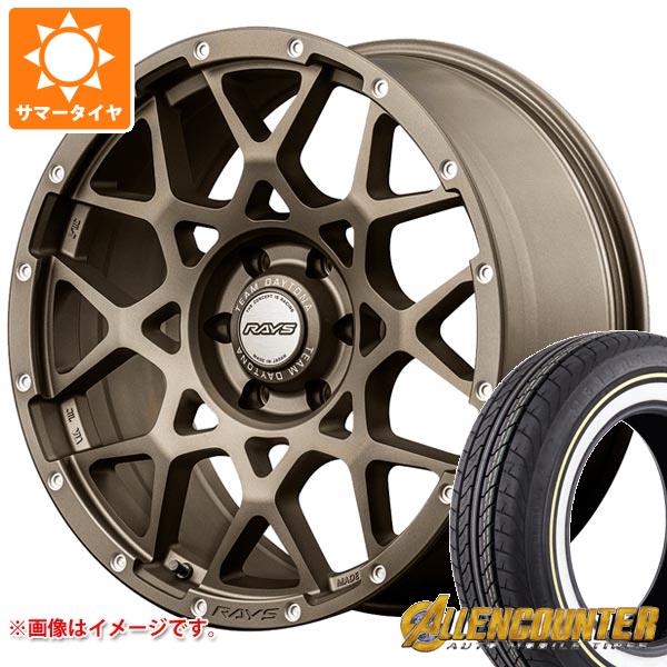 【タイヤ交換対象】ハイエース 200系用 サマータイヤ オーレンカウンター クラシックオーバル 215/65R16C 109/107T ホワイト/イエローリボン レイズ デイトナ M8 6.5-16 タイヤホイール4本セット