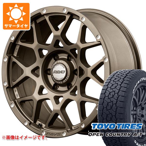 【タイヤ交換対象】ハイエース 200系用 2026年製 サマータイヤ トーヨー オープンカントリー A/T3 215/65R16C 109/107R ホワイトレター レイズ デイトナ M8 6.5-16 タイヤホイール4本セット｜タイヤ1番OFF-ROAD