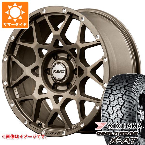 【タイヤ交換対象】トヨタ ハイエース 200系用 サマータイヤ ヨコハマ ジオランダー X-AT G016 215/65R16C 109/107Q アウトラインホワイトレター G016A レイズ デイトナ M8 6.5-16 タイヤホイール4本セット