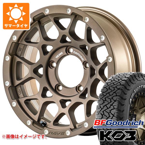 【タイヤ交換対象】5本セット スズキ ジムニーノマド JC74W用 サマータイヤ BFグッドリッチ オールテレーンT/A KO3 LT225/70R16 102/99S ホワイトレター レイズ デイトナ M8 6.0-16 タイヤホイール5本セット