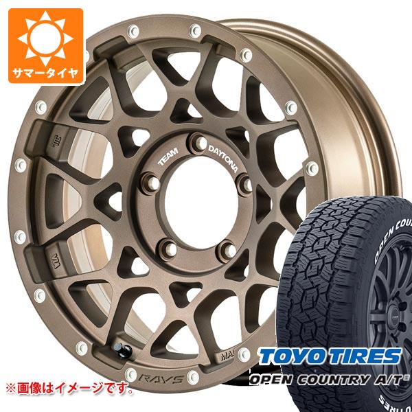 【タイヤ交換対象】ジムニーシエラ JB74W用 2026年製 サマータイヤ トーヨー オープンカントリー A/T3 215/70R16 100T ホワイトレター レイズ デイトナ M8 6.0-16 タイヤホイール4本セット｜タイヤ1番OFF-ROAD