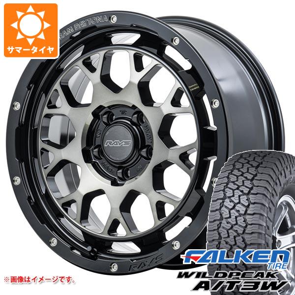 【タイヤ交換対象】サマータイヤ 225/75R16 115/112Q ファルケン ワイルドピーク A/T3W レイズ デイトナ M9+ 7.0-16 タイヤホイール4本セット 122,050円