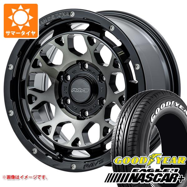 【タイヤ交換対象】ハイエース 200系用 2026年製 サマータイヤ グッドイヤー イーグル #1 ナスカープラス 215/65R16C 109/107R ホワイトレター レイズ デイトナ M9+ 6.5-16 タイヤホイール4本セット|タイヤ1番OFF-ROAD