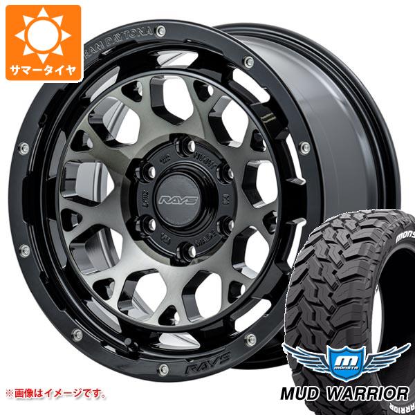 【タイヤ交換対象】FJクルーザー 10系用 サマータイヤ モンスタ マッドウォーリアー LT265/70R17 121/118Q ホワイトレター レイズ デイトナ M9+ 8.0-17 タイヤホイール4本セット｜タイヤ1番OFF-ROAD