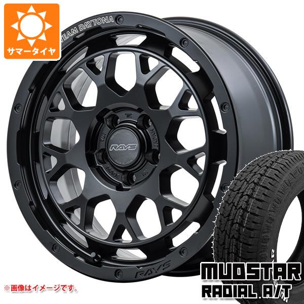 【タイヤ交換対象】T31エクストレイル用 サマータイヤ マッドスター ラジアル A/T 215/65R16C 109/107L ホワイトレター レイズ デイトナ M9+ 7.0-16 タイヤホイール4本セット｜タイヤ1番OFF-ROAD