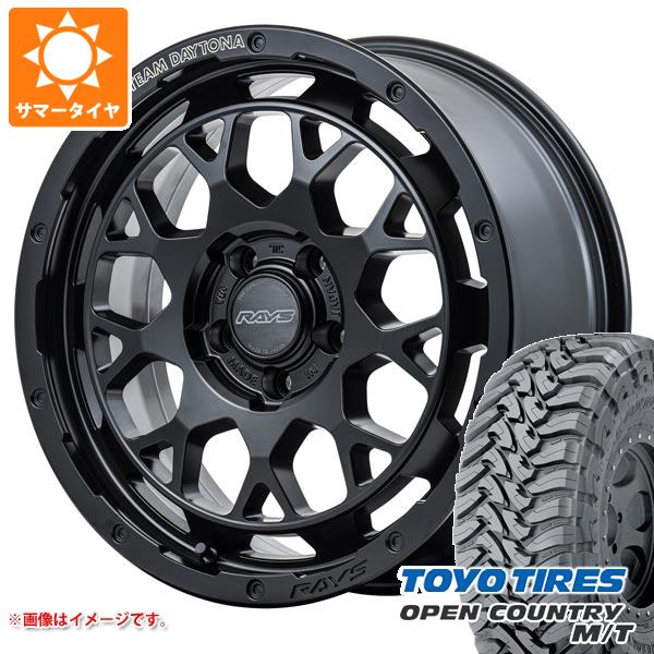 【タイヤ交換対象】サマータイヤ 225/75R16 103/100Q トーヨー オープンカントリー M/T ホワイトレター レイズ デイトナ M9+ 7.0-16 タイヤホイール4本セット｜タイヤ1番OFF-ROAD