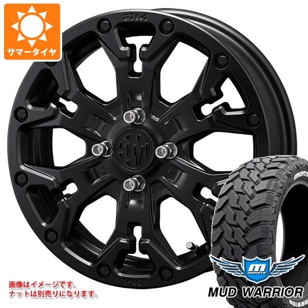 【タイヤ交換対象】ライズ用 サマータイヤ モンスタ マッドウォーリアー LT215/70R16 107/105Q ホワイトレター クリムソン MG ゴーレム ジュニア 6.0-16 タイヤホイール4本セット｜タイヤ1番OFF-ROAD