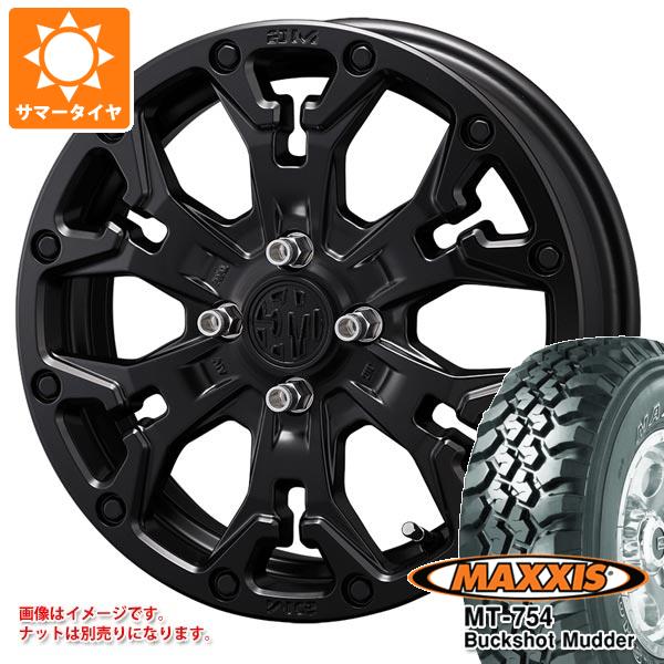 【タイヤ交換対象】2026年製 サマータイヤ 195R14 106/104R 8PR マキシス MT-754 バックショットマッダー アウトラインホワイトレター クリムソン MG ゴーレム ジュニア 4.5-14 タイヤホイール4本セット|タイヤ1番OFF-ROAD