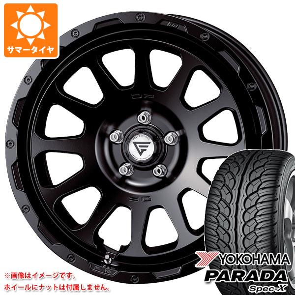 【タイヤ交換対象】ランドクルーザー300用 サマータイヤ ヨコハマ パラダ スペック-X PA02 275/55R20 117V REINF デルタフォース オーバル 9.0-20 タイヤホイール4本セット