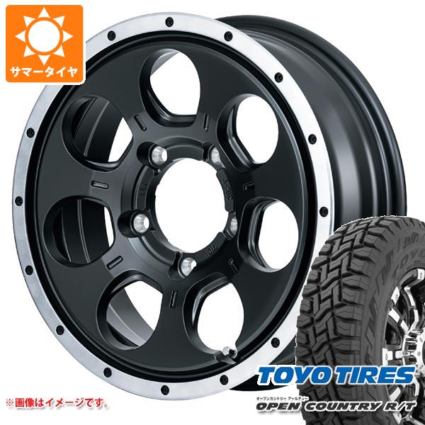 【タイヤ交換対象】ジムニー用 2026年製 サマータイヤ トーヨー オープンカントリー R/T 185/85R16 105/103N LT ホワイトレター ロードマックス WO-7 5.5-16 タイヤホイール4本セット|タイヤ1番OFF-ROAD