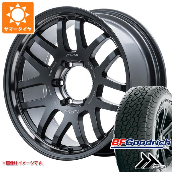 【タイヤ交換対象】ランドクルーザー プラド 150系用 サマータイヤ BFグッドリッチ トレールテレーンT/A 265/60R18 110T アウトラインホワイトレター レイズ エーラップ 07X 2324 LTD 8.0-18 タイヤホイール4本セット