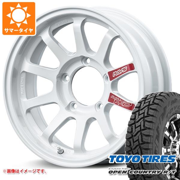 【タイヤ交換対象】5本セット スズキ ジムニーノマド JC74W用 サマータイヤ トーヨー オープンカントリー R/T 235/70R16 106Q ホワイトレター レイズ エーラップ J プロ 6.0-16 タイヤホイール5本セット