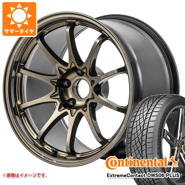 【タイヤ交換対象】サマータイヤ 225/45R18 91Y コンチネンタル エクストリームコンタクト DWS06 プラス レイズ ボルクレーシング CE28 N-plus 8.0-18 タイヤホイール4本セット
