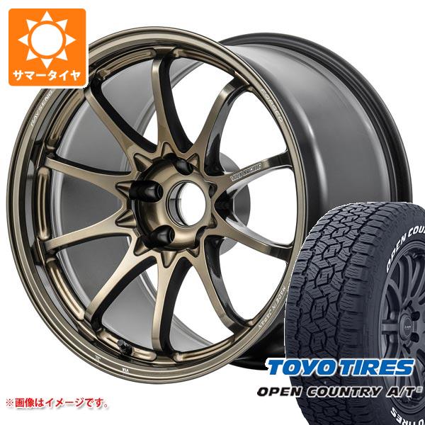 【タイヤ交換対象】サマータイヤ 235/60R18 103H トーヨー オープンカントリー A/T3 ホワイトレター レイズ ボルクレーシング CE28 N-plus 8.0-18 タイヤホイール4本セット