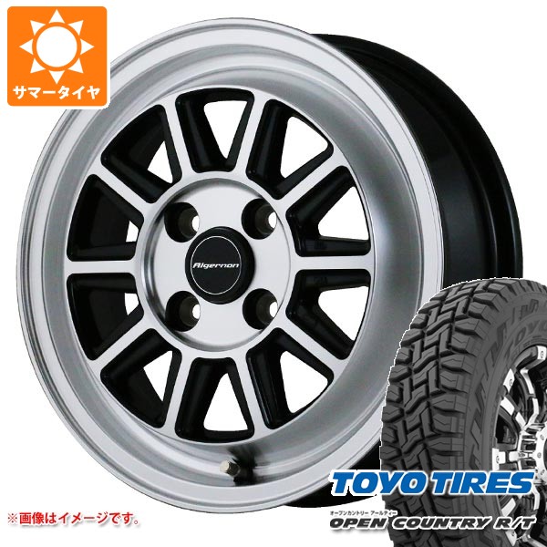 【タイヤ交換対象】ミツビシ デリカミニ B30系用 サマータイヤ トーヨー オープンカントリー R/T 165/60R15 77Q ホワイトレター ドゥオール フェニーチェ RX4 5.0-15 タイヤホイール4本セット