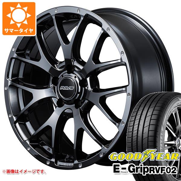 【タイヤ交換対象】サマータイヤ 225/45R18 95W XL グッドイヤー エフィシエントグリップ RVF02 レイズ ホムラ 2x7FA 7.5-18 タイヤホイール4本セット