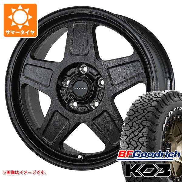 【タイヤ交換対象】デリカD5用 2026年製 サマータイヤ BFグッドリッチ オールテレーンT/A KO3 LT235/70R16 110/107S ホワイトレター ランドフット GWD 7.0-16 タイヤホイール4本セット｜タイヤ1番OFF-ROAD