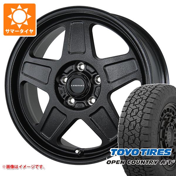 【タイヤ交換対象】ミツビシ デリカD5用 サマータイヤ トーヨー オープンカントリー A/T3 235/70R16 106T ブラックレター ランドフット GWD 7.0-16 タイヤホイール4本セット