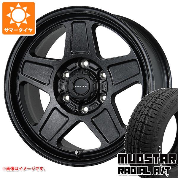 【タイヤ交換対象】ハイエース 200系用 サマータイヤ マッドスター ラジアル A/T 215/65R16C 109/107L ホワイトレター ランドフット GWD 6.5-16 タイヤホイール4本セット