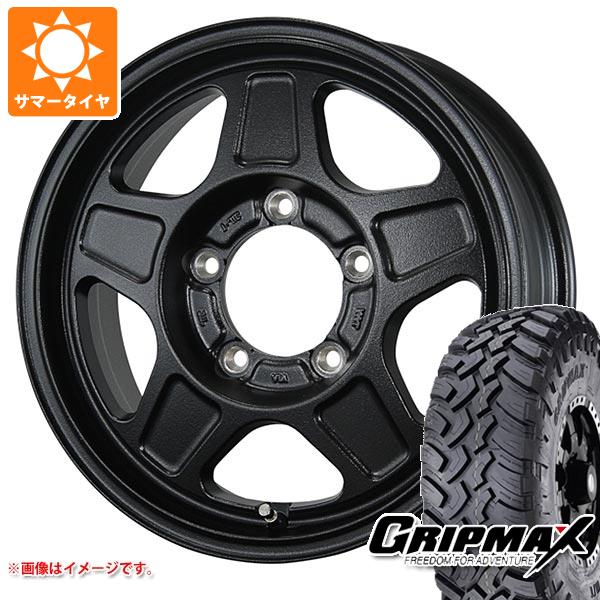 【タイヤ交換対象】5本セット ジムニー用 サマータイヤ グリップマックス マッドレイジ M/T 6.50R16 110/105Q ホワイトレター ランドフット GWD 5.5-16 タイヤホイール5本セット 93,913円