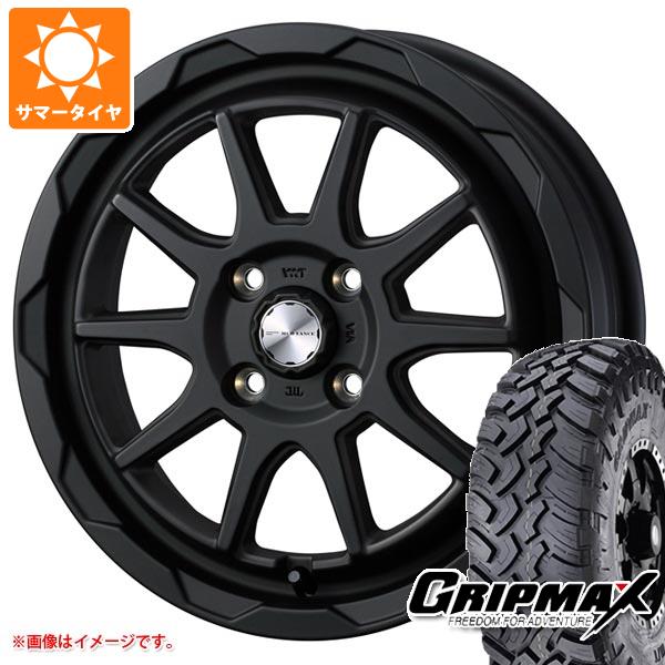 【タイヤ交換対象】ハスラー用 サマータイヤ グリップマックス マッドレイジ M/T 185R14C 102/100Q ホワイトレター マッドヴァンス06 4.5-14 タイヤホイール4本セット