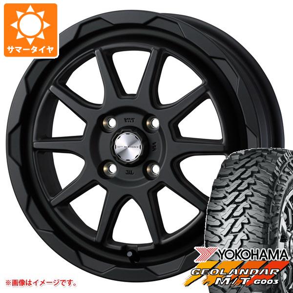 【タイヤ交換対象】エブリイバン DA17V用 2026年製 サマータイヤ ヨコハマ ジオランダー M/T G003 145/80R12 80/78N LT マッドヴァンス06 4.0-12 タイヤホイール4本セット