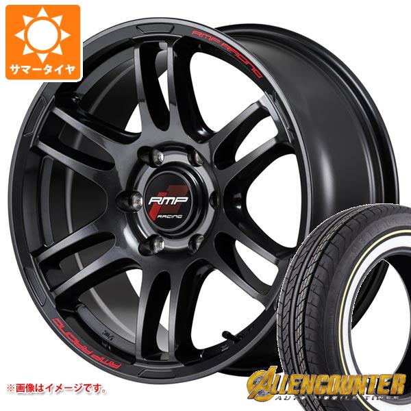 【タイヤ交換対象】トヨタ ハイエース 200系用 サマータイヤ オーレンカウンター クラシックオーバル 215/65R16C 109/107T ホワイト/イエローリボン MID レーシング R26 6.5-16 タイヤホイール4本セット