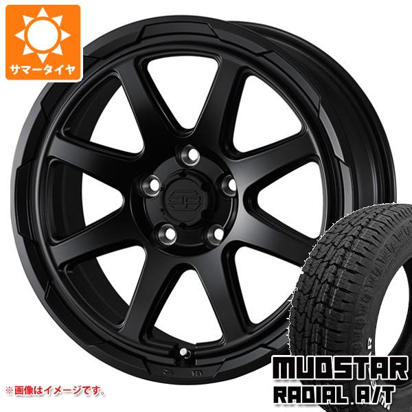 【タイヤ交換対象】T31エクストレイル用 サマータイヤ マッドスター ラジアル A/T 215/65R16C 109/107L ホワイトレター スタットベルク 7.0-16 タイヤホイール4本セット