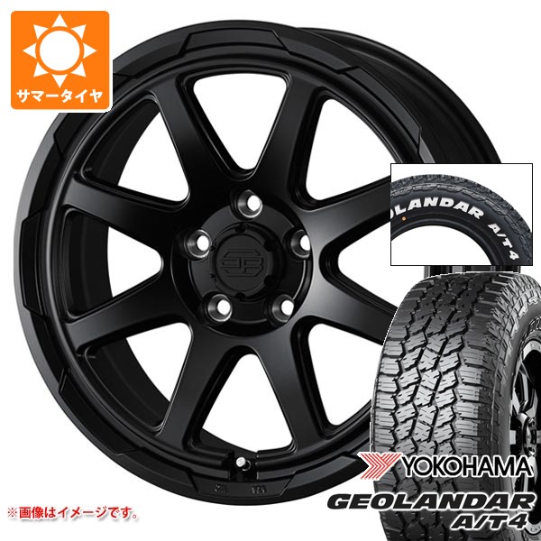 【タイヤ交換対象】ニッサン T31エクストレイル用 2026年製 サマータイヤ ヨコハマ ジオランダー A/T4 G018 215/65R16C 109/107S ホワイトレター スタットベルク 7.0-16 タイヤホイール4本セット
