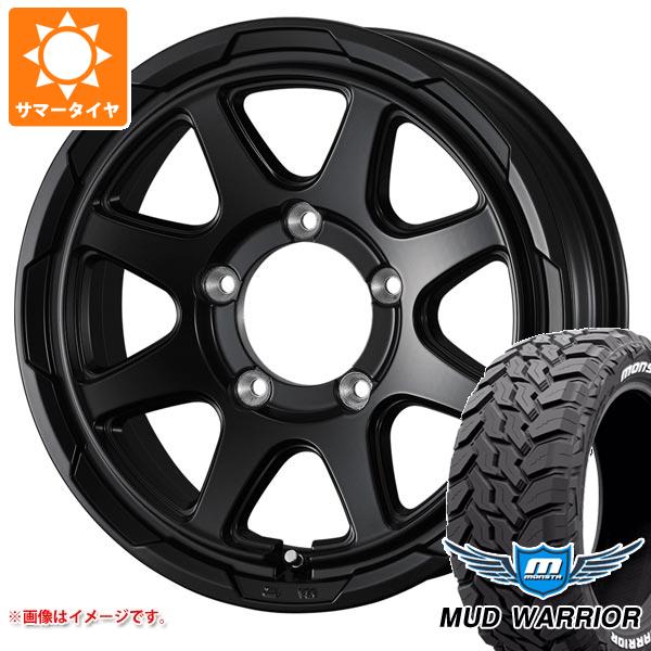 【タイヤ交換対象】スズキ ジムニーノマド JC74W用 サマータイヤ モンスタ マッドウォーリアー LT235/70R16 104/101Q ホワイトレター スタットベルク 6.0-16 タイヤホイール4本セット｜タイヤ1番OFF-ROAD