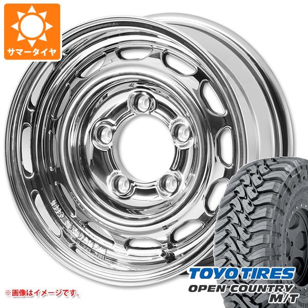 【タイヤ交換対象】ジムニー JB64W用 サマータイヤ トーヨー オープンカントリー M/T LT225/75R16 103/100Q ホワイトレター アピオ ワイルドボア ベンチュラ 5.5-16 タイヤホイール4本セット|タイヤ1番OFF-ROAD