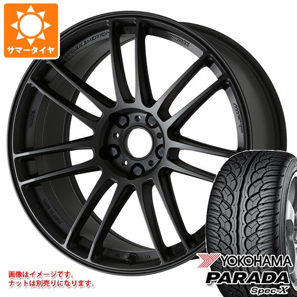 【タイヤ交換対象】サマータイヤ 235/60R18 103V ヨコハマ パラダ スペック-X PA02 ワーク エモーション ZR7 8.5-18 タイヤホイール4本セット