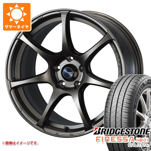【タイヤ交換対象】サマータイヤ 235/40R18 95W XL ブリヂストン フィネッサ HB01 ウェッズスポーツ SA-75R 8.5-18 タイヤホイール4本セット 137,900円