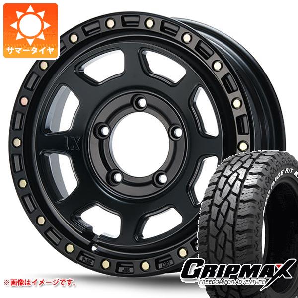 【タイヤ交換対象】5本セット ジムニー用 サマータイヤ グリップマックス マッドレイジ R/T MAX 175/80R16 91S ホワイトレター MLJ エクストリームJ XJ07 5.5-16 タイヤホイール5本セット