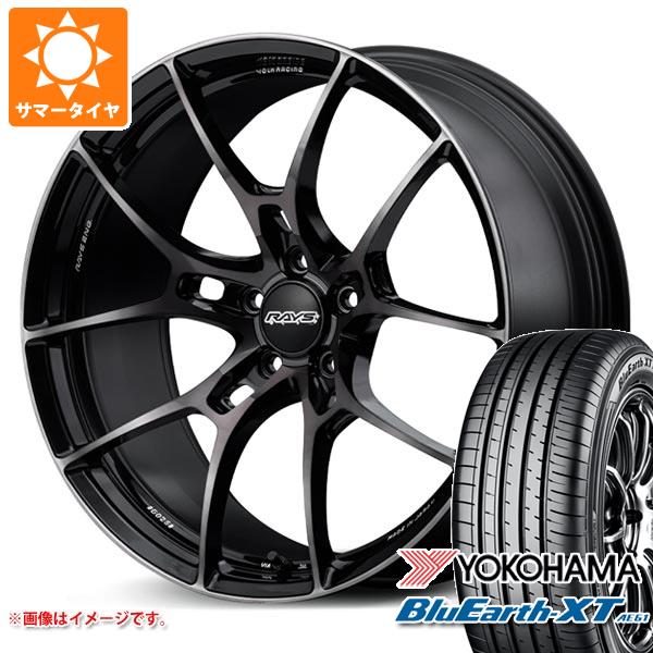 【タイヤ交換対象】サマータイヤ 235/65R18 106V ヨコハマ ブルーアースXT AE61 レイズ ボルクレーシング G025 LTD 8.0-18 タイヤホイール4本セット