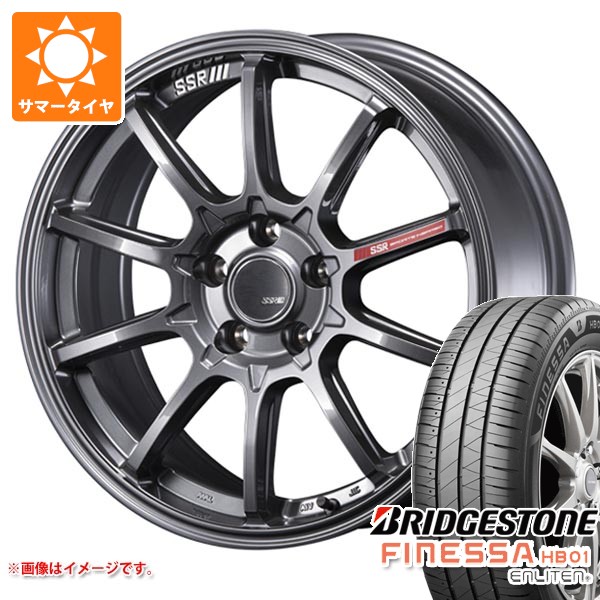 【タイヤ交換対象】サマータイヤ 235/45R18 98W XL ブリヂストン フィネッサ HB01 SSR GTV05 8.0-18 タイヤホイール4本セット