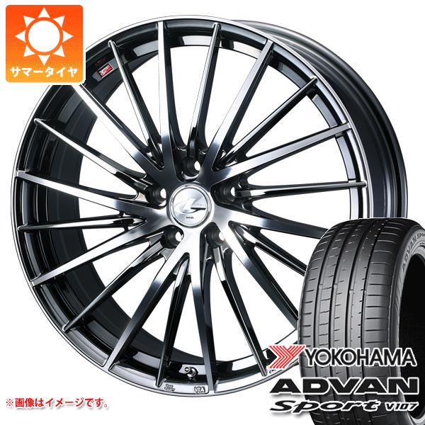 【タイヤ交換対象】サマータイヤ 245/45R20 103W XL ヨコハマ アドバンスポーツV107 ★ BMW承認 V107E レオニス FR 8.5-20 タイヤホイール4本セット 175,000円