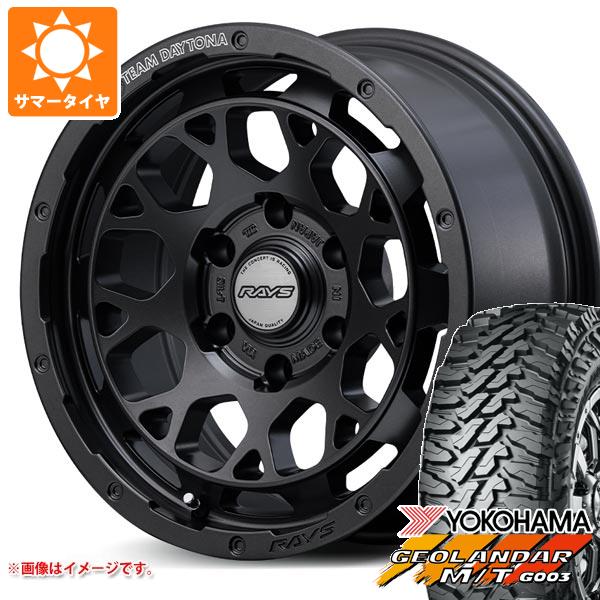 【タイヤ交換対象】ハイエース 200系用 2026年製 サマータイヤ ヨコハマ ジオランダー M/T G003 LT215/70R16 100/ 97Q レイズ デイトナ M9+ スペックM 6.5-16 タイヤホイール4本セット