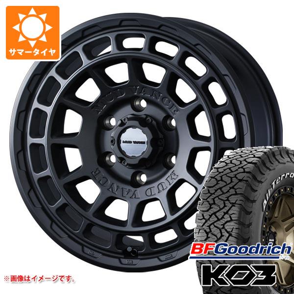 【タイヤ交換対象】5本セット FJクルーザー 10系用 サマータイヤ BFグッドリッチ オールテレーンT/A KO3 LT265/70R17 118/115S ホワイトレター マッドヴァンスX タイプF 8.0-17 タイヤホイール5本セット