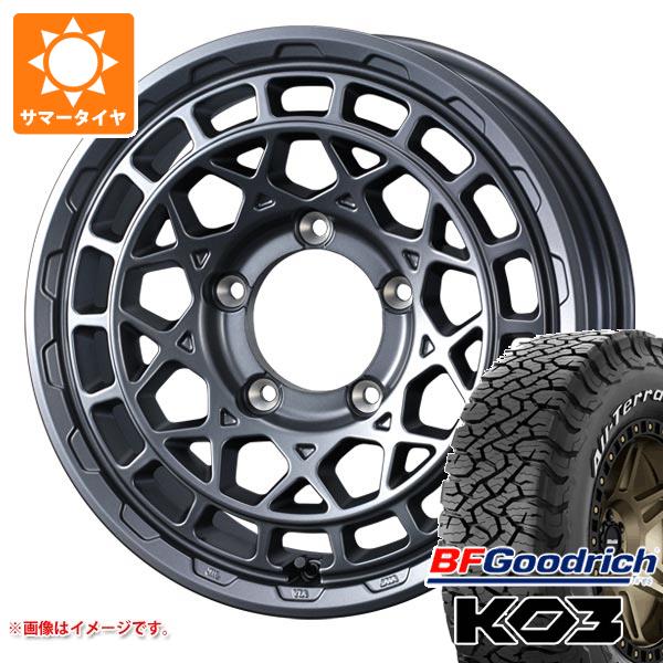 【タイヤ交換対象】5本セット ジムニー用 2026年製 サマータイヤ BFグッドリッチ オールテレーンT/A KO3 LT175/80R16 92S ホワイトレター マッドヴァンスX タイプM 5.5-16 タイヤホイール5本セット