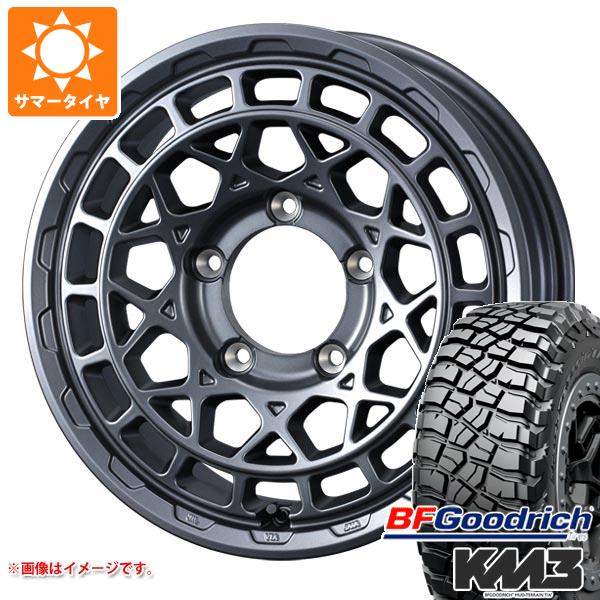【タイヤ交換対象】5本セット ジムニー JB64W用 サマータイヤ BFグッドリッチ マッドテレーンT/A KM3 LT225/75R16 115/112Q マッドヴァンスX タイプM 5.5-16 タイヤホイール5本セット
