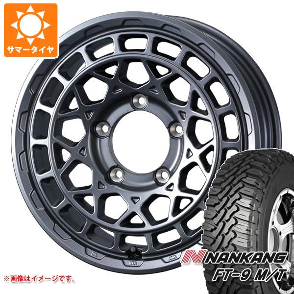 【タイヤ交換対象】ジムニー用 サマータイヤ ナンカン FT-9 M/T 175/80R16 91S ホワイトレター マッドヴァンスX タイプM 5.5-16 タイヤホイール4本セット