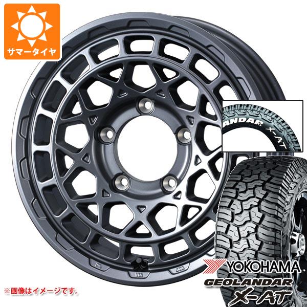 【タイヤ交換対象】スズキ ジムニーシエラ JB74W用 2026年製 サマータイヤ ヨコハマ ジオランダー X-AT G016 225/70R16 103S ホワイトレター マッドヴァンスX タイプM 6.0-16 タイヤホイール4本セット|タイヤ1番OFF-ROAD