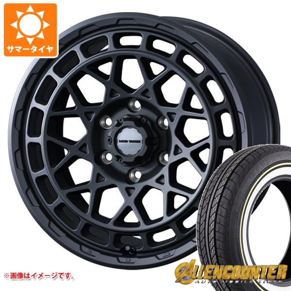 【タイヤ交換対象】NV350キャラバン E26用 サマータイヤ オーレンカウンター クラシックオーバル 215/65R16C 109/107T ホワイト/イエローリボン マッドヴァンスX タイプM 6.5-16 タイヤホイール4本セット