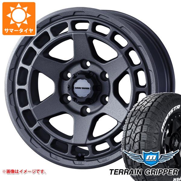 【タイヤ交換対象】5本セット FJクルーザー 10系用 サマータイヤ モンスタ テレーングリッパー 265/70R17 115T ホワイトレター マッドヴァンスX タイプS 8.0-17 タイヤホイール5本セット