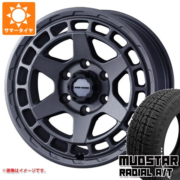 【タイヤ交換対象】ハイエース 200系用 サマータイヤ マッドスター ラジアル A/T 215/65R16C 109/107L ホワイトレター マッドヴァンスX タイプS 6.5-16 タイヤホイール4本セット