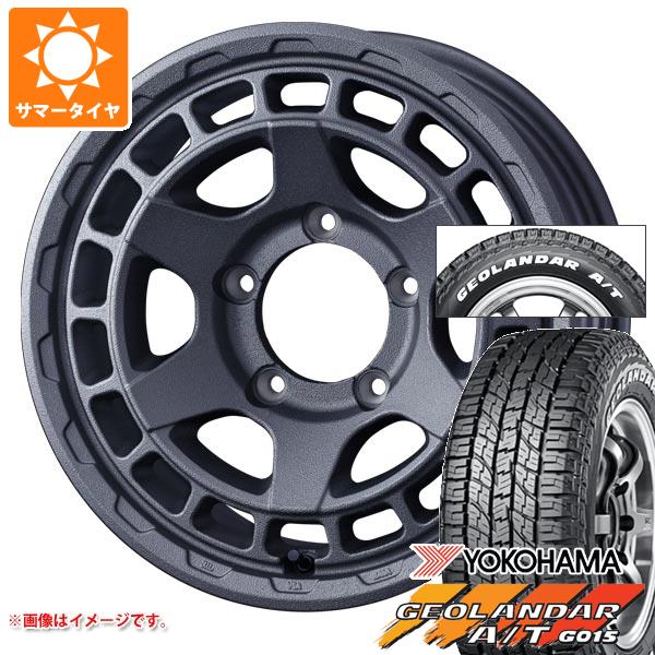 【タイヤ交換対象】スズキ ジムニーノマド JC74W用 2026年製 サマータイヤ ヨコハマ ジオランダー A/T G015 185/85R16 105/103N LT ホワイトレター マッドヴァンスX タイプS 6.0-16 タイヤホイール4本セット