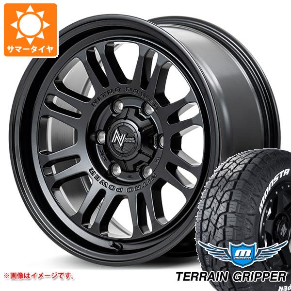 【タイヤ交換対象】5本セット FJクルーザー 10系用 サマータイヤ モンスタ テレーングリッパー LT285/70R17 121/118R ホワイトレター ナイトロパワー M16 アサルト 8.0-17 タイヤホイール5本セット|タイヤ1番OFF-ROAD