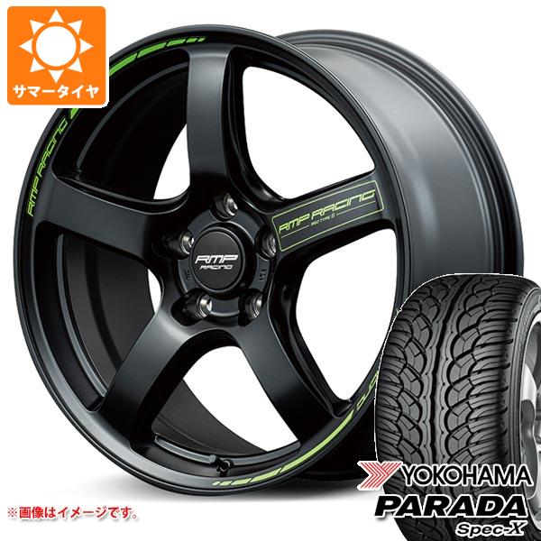 【タイヤ交換対象】サマータイヤ 235/60R18 103V ヨコハマ パラダ スペック-X PA02 MID レーシング R50 タイプS 8.0-18 タイヤホイール4本セット