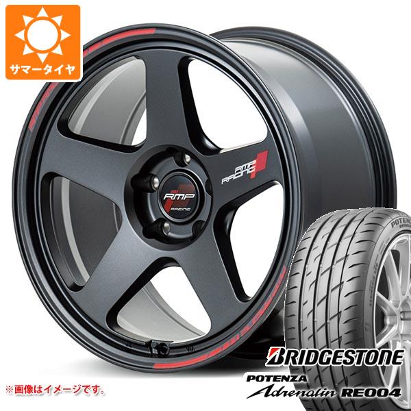 【タイヤ交換対象】サマータイヤ 195/50R16 84V ブリヂストン ポテンザ アドレナリン RE004 MID レーシング TR50 6.0-16 タイヤホイール4本セット